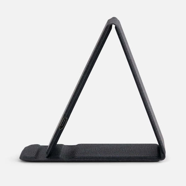 Подставка для смартфона с беспроводной зарядкой Kickstand, серая