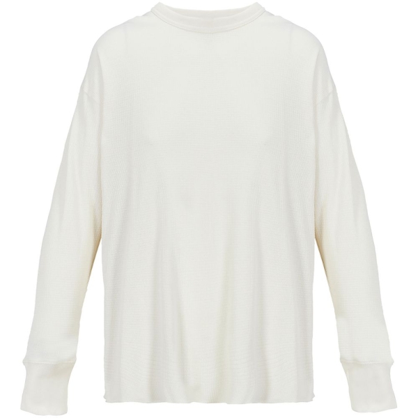 Футболка с длинным рукавом Thermal T, бежевая (неокрашенная)