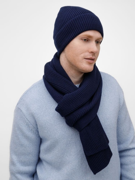 Шапка Nobilis Mono, темно-синяя