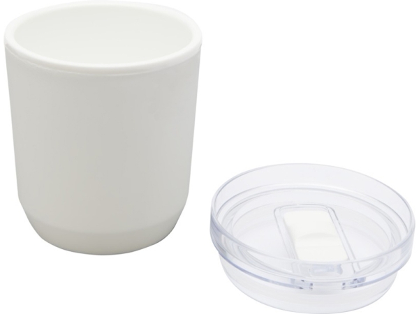 Hudson кружка из переработанного пластика с двойными стенками объемом 180 мл, белый