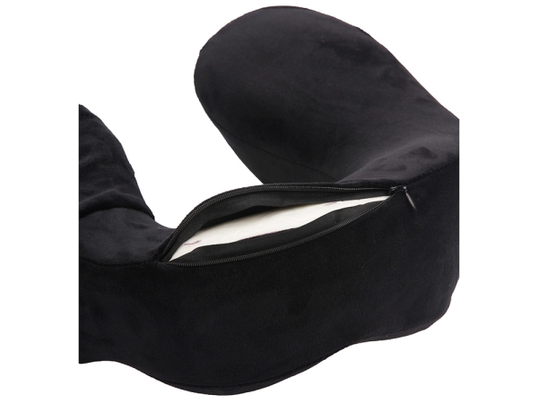 Подушка для путешествий с эффектом памяти Мемо "Bluewinder" Black