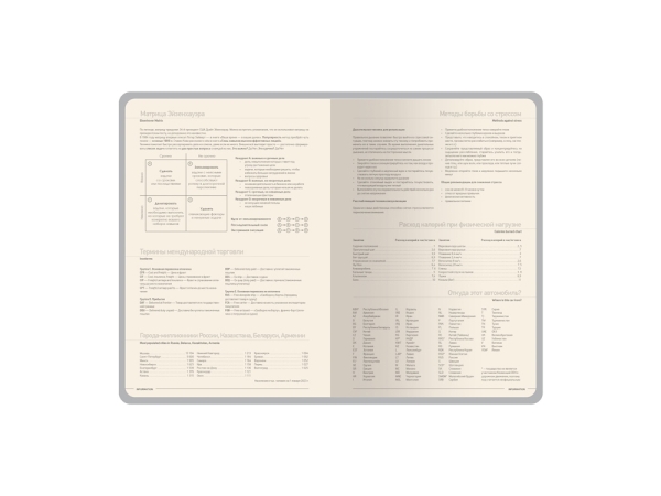 Ежедневник А5 датированный "Megapolis Loft" на 2026, бордовый