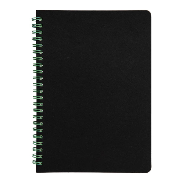 Блокнот на двойной пружине HELIX, 143 х 205 мм, черный, блок в линейку