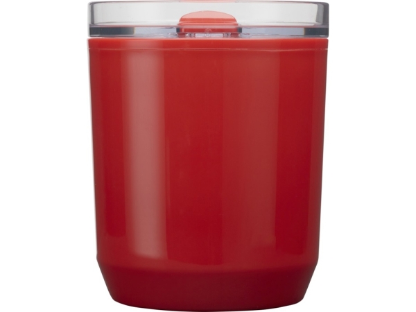 Hudson кружка из переработанного пластика с двойными стенками объемом 180 мл, красный