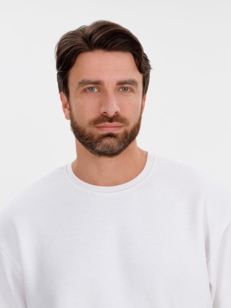 Джемпер с коротким рукавом Siluetti Volumica, молочно-белый