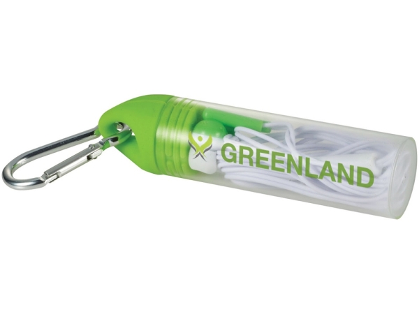 Наушники Earbuds, лайм