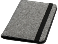 Ross Держатель паспорта с RFID-защитой из переработанного PET-пластика, сертифицированного согласно GRS - Серый яркий Ross Держатель паспорта с RFID-защитой из переработанного PET-пластика, сертифицированного согласно GRS - Серый яркий