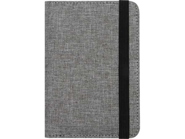 Ross Держатель паспорта с RFID-защитой из переработанного PET-пластика, сертифицированного согласно GRS - Серый яркий