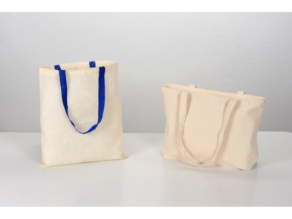 Сумка "Nevada", натуральный/ярко-синий