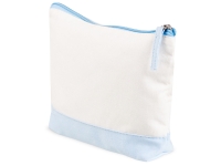 Косметичка хлопковая Cotton, белый/голубой Косметичка хлопковая Cotton, белый/голубой