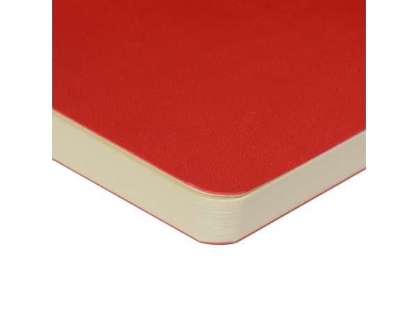 Скетчбук "Sketch & Art" в мягком переплете 179х250 мм, 80 л. бежевой бумаги 100 гр., красный