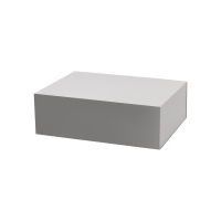 Подарочная коробка-трансформер средняя, серая Подарочная коробка-трансформер средняя, серая