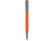 Ручка металлическая шариковая "Insomnia" софт-тач с зеркальным слоем, оранжевая с серым
