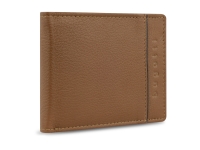 Портмоне BUGATTI Banda, с защитой RFID, коньячного цвета цвет, кожа/полиэстер, 10,5х2х8,3 см Портмоне BUGATTI Banda, с защитой RFID, коньячного цвета цвет, кожа/полиэстер, 10,5х2х8,3 см