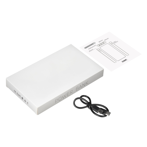 Внешний аккумулятор с подсветкой Ancor PD Plus 10000 mAh, бирюзовый