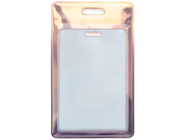 Чехол для пропуска переливающийся "Aurora", мультицвет