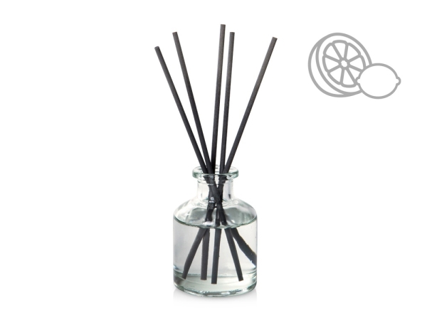 Подарочный набор с пледом, свечой и диффузором, серый