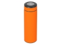 Вакуумный термос "Vacuum Flask C1", soft touch, 420мл, оранжевый