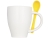 Чашка Nadu с ложкой, желтый