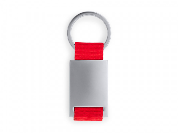 Брелок MINERAL, серебристый/красный
