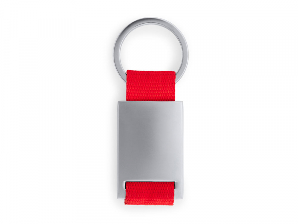Брелок MINERAL, серебристый/красный
