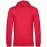 Толстовка с капюшоном унисекс Hoodie, красный меланж