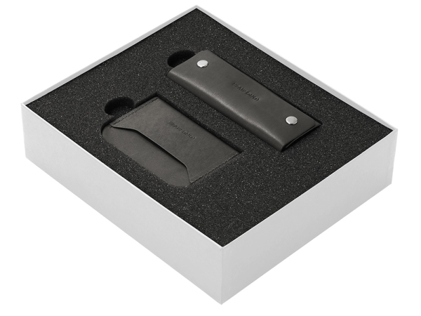 Подарочный набор Long River: картхолдер, ключница, белая коробка