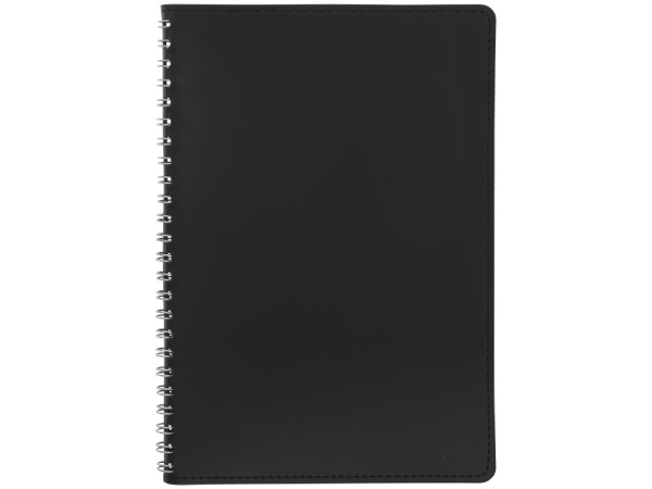 Блокнот Brinc А5, черный/серебристый