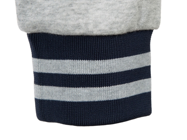 Бомбер «Oxford», темно-синий/серый меланж, унисекс