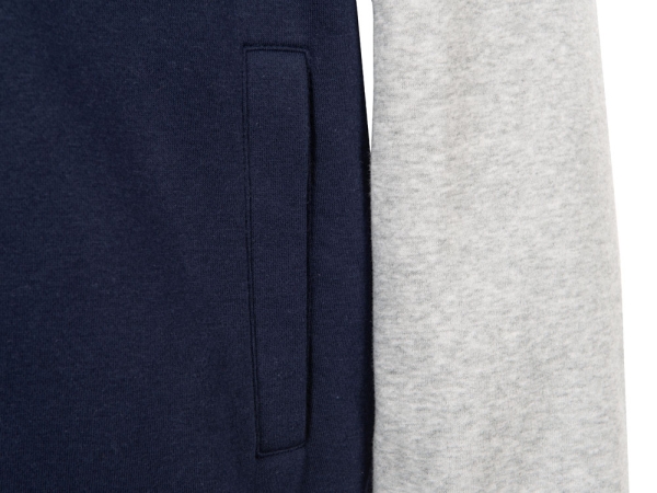 Бомбер «Oxford», темно-синий/серый меланж, унисекс