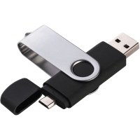 Флешка TWIST OTG Черная 4017.08.32ГБ