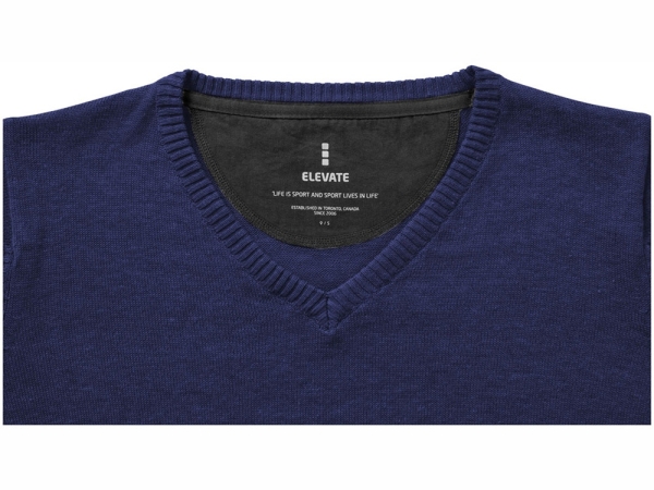 Пуловер Spruce женский с V-образным вырезом, темно-синий