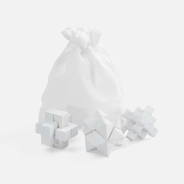 Набор из 3 головоломок Tickler Arcade, белый