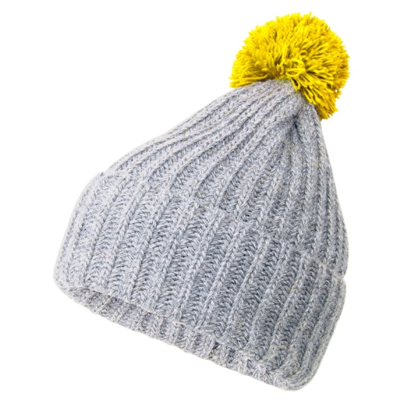 Шапка и шарф GoSnow с ярким пoмпоном и кисточками