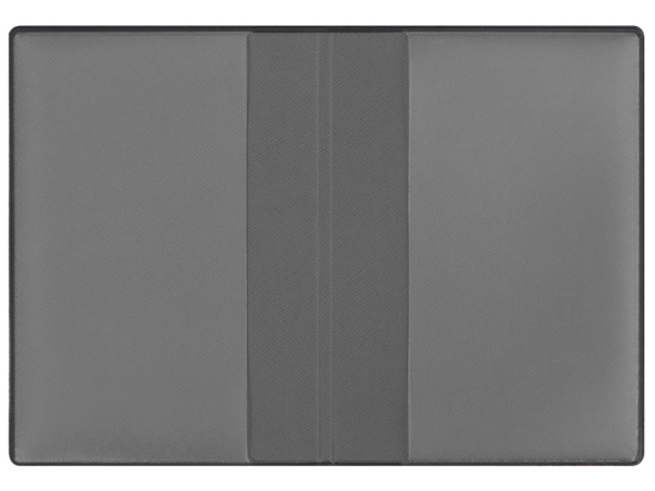 Классическая обложка для паспорта "Favor", красная/серая