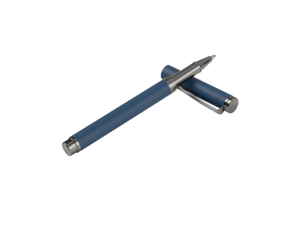 Ручка металлическая шариковая "Venezia Pragmatico" софт-тач, синий