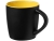 Керамическая чашка Riviera, черный/желтый