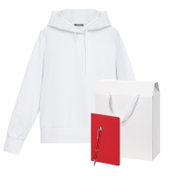 Набор с одеждой ALEX (худи, блокнот, ручка), красный, M Набор с одеждой ALEX (худи, блокнот, ручка), красный, M