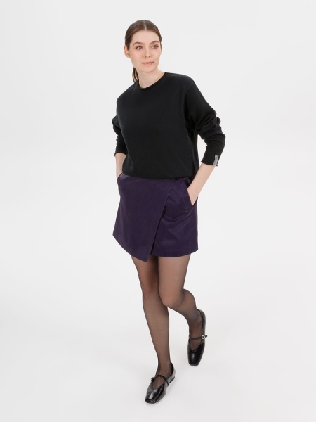 Лонгслив унисекс Siluetti Fuori, черный