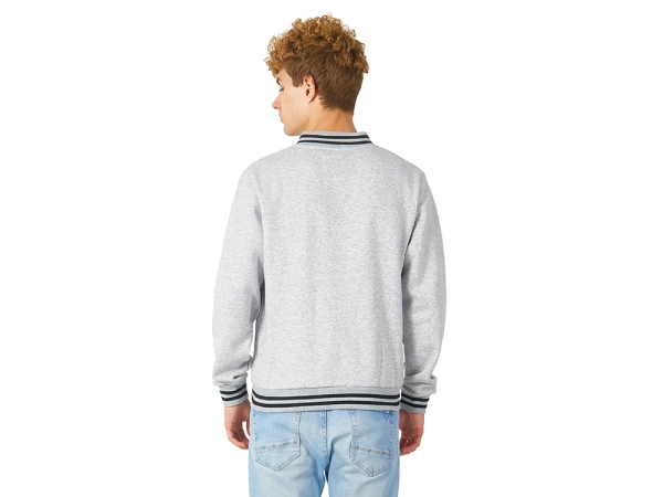 Бомбер «Oxford», серый меланж, унисекс