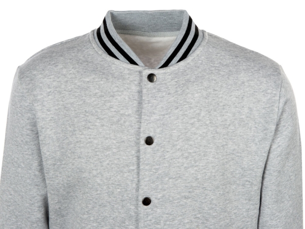 Бомбер «Oxford», серый меланж, унисекс