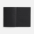 Ежедневник Flat, недатированный, черный