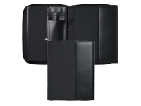 Папка для конференций А4 Advance. Hugo Boss, темно-серый/черный Папка для конференций А4 Advance. Hugo Boss, темно-серый/черный