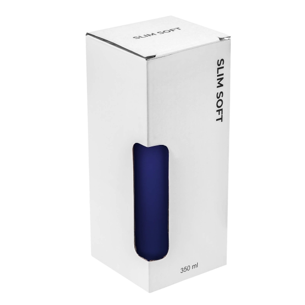 Термокружка SLIM SOFT COLOR 350мл. Темно-синяя 6030.14