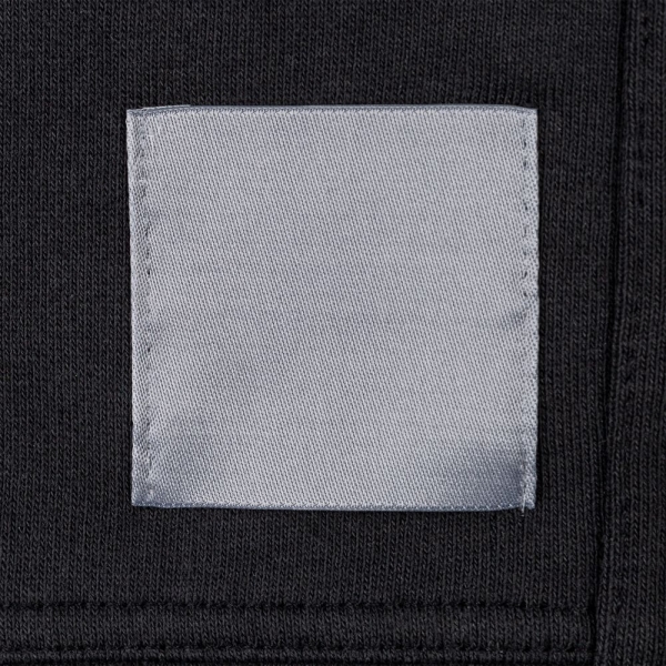 Лейбл тканевый Epsilon, L, серый