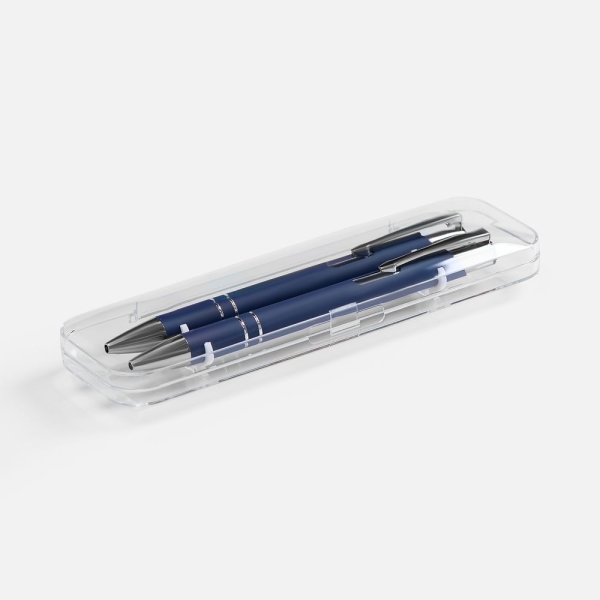 Набор из 2 ручек Keskus Soft Touch, синий