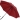 Зонт-трость Bergen, полуавтомат, бордовый