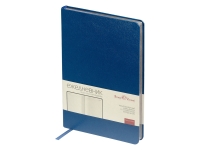 Ежедневник недатированный А5 «Megapolis», синий (серебряный обрез) Ежедневник недатированный А5 «Megapolis», синий (серебряный обрез)