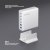 Зарядная станция 4xUSB Type-C, 2xUSB, PD, QC, 160Вт, белый, Deppa