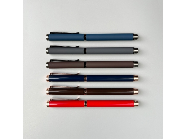 Ручка металлическая шариковая "Venezia Pragmatico" софт-тач, коричневый